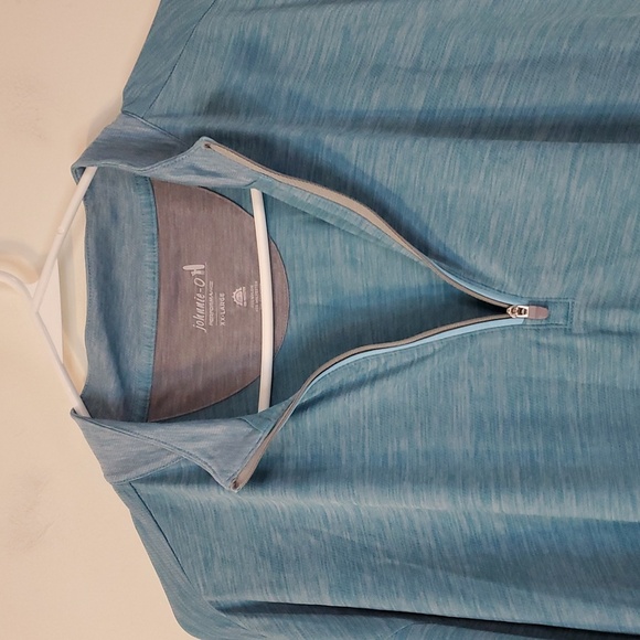 Johnnie O Performance 1/4 Zip Pullover Size XXL UPF 50 Sun Protection Blue Mens - Picture 2 of 10